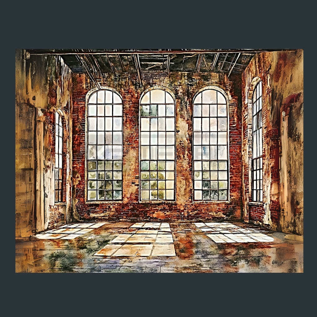 Old Rustic Cotton Mill Louisiana Metal Wall Art and Desktop Mouse Pad by X2Metal