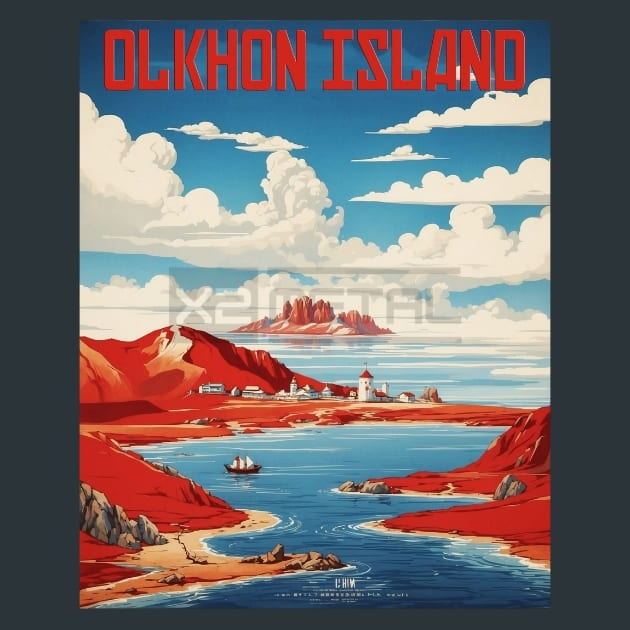 Olkhon Island Russia Metal Prints Posters and Mouse Pads
