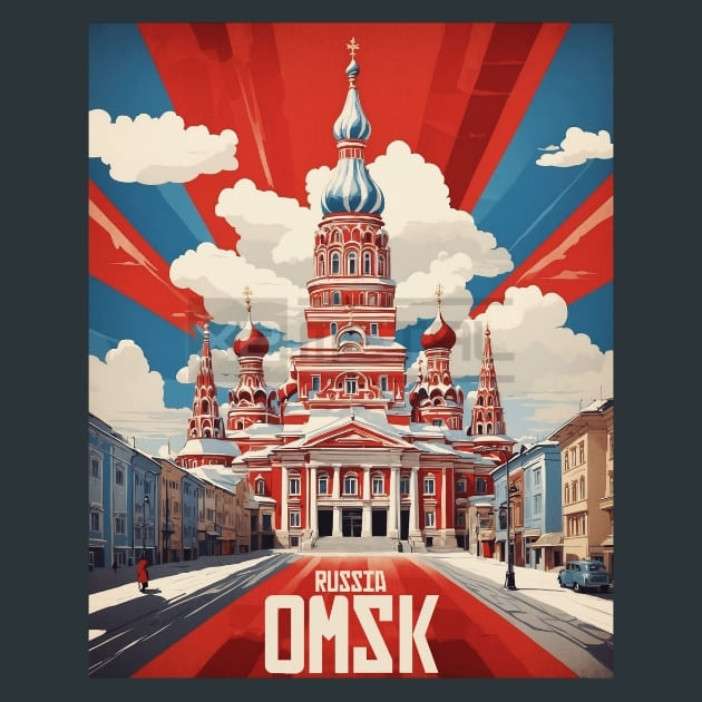 Omsk Russia Metal Prints Posters and Mouse Pads