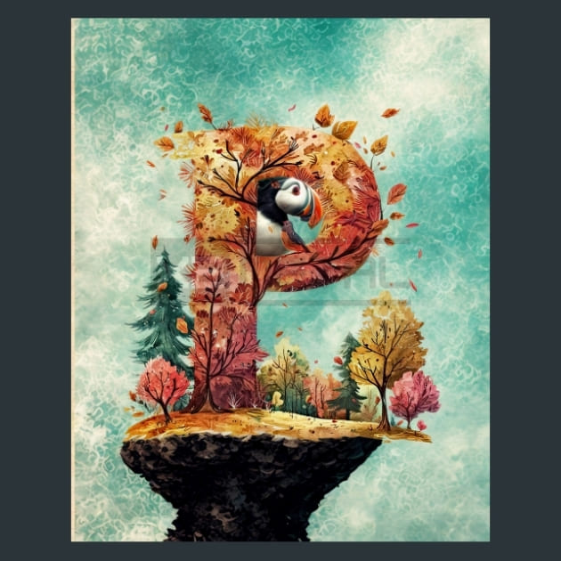 Autumn Alphabets Metal Prints, Posters &amp; – Metal Print &amp; Mouse Pad | ChromaLuxe | Made in Iowa USA