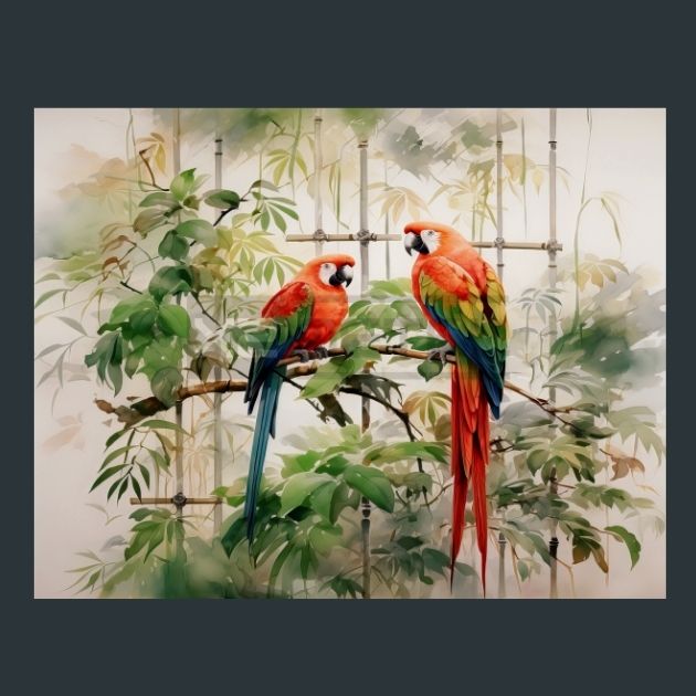 Parrots-Charm-9-metal-prints