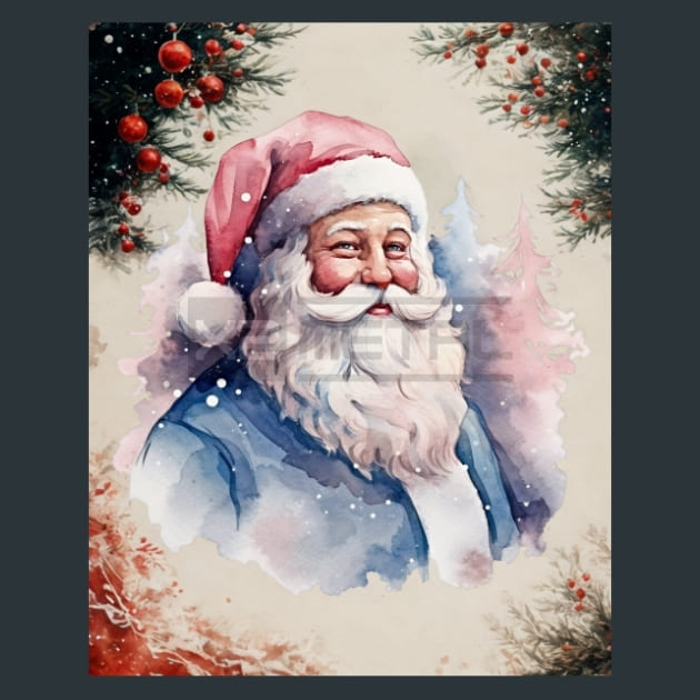 Pastel Christmas 12 Metal Wall Art and Desktop Mouse Pad by X2Metal