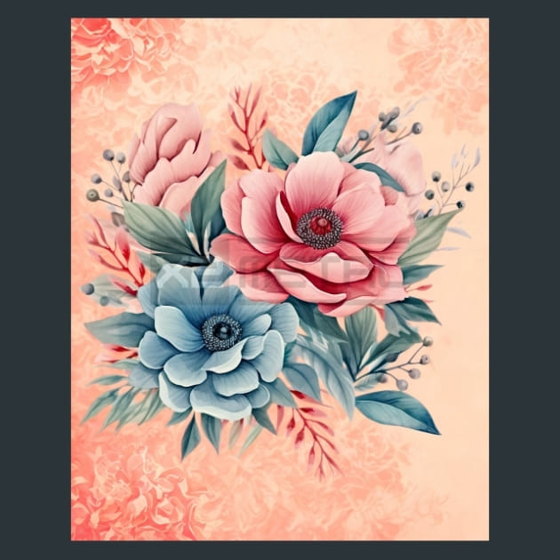 Pastel Christmas 29 Metal Wall Art and Desktop Mouse Pad by X2Metal