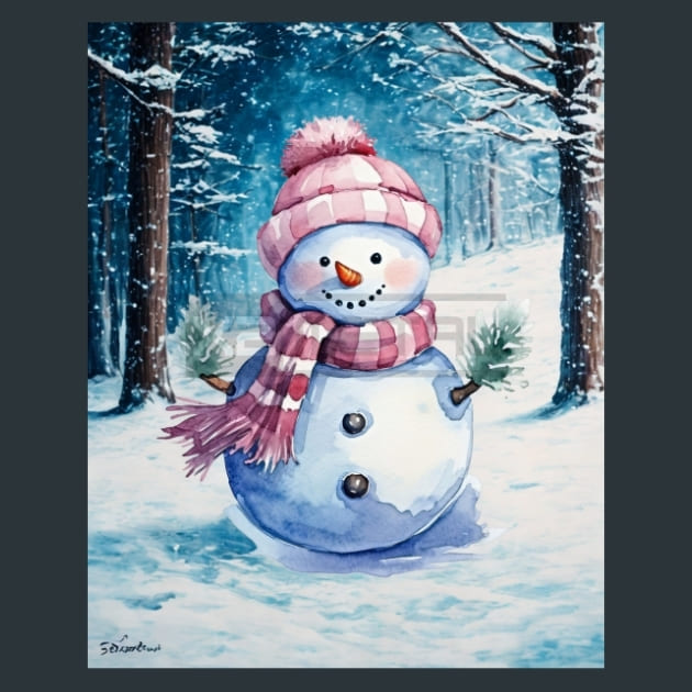 Pastel Christmas 9 Metal Wall Art and Desktop Mouse Pad by X2Metal