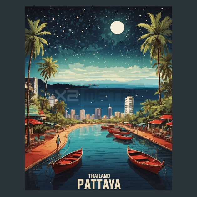 Pattaya Thailand Metal Prints Posters and Mouse Pads