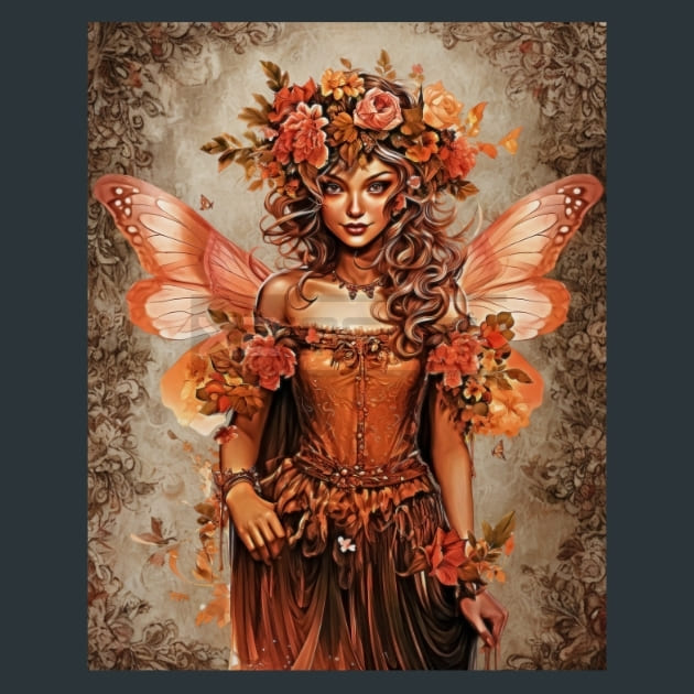 Peachy_Boho_Fairies_4_metal_prints_posters_mouse_pads