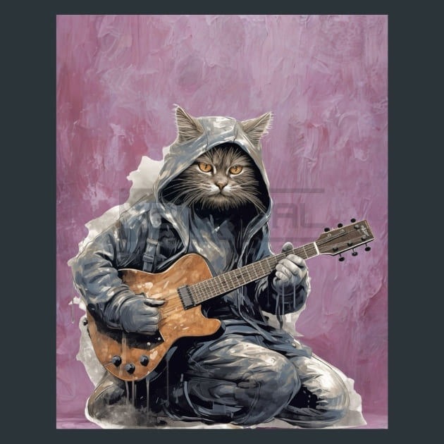 Peregrine Gaze Cat Metal Wall Art and Desktop Mouse Pad by X2Metal