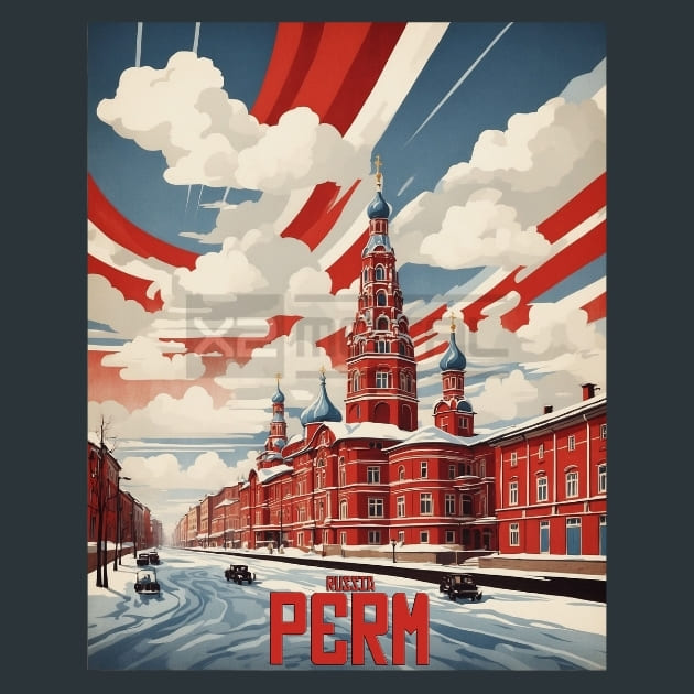 Perm Russia Metal Prints Posters and Mouse Pads