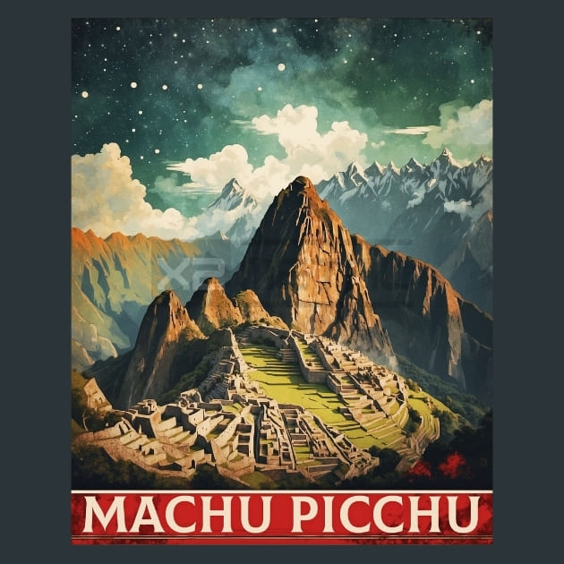 Peru Machu Picchu 2 Metal Prints Posters and Mouse Pads