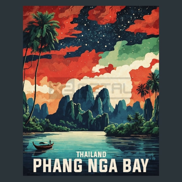 PhangNga Thailand Metal Prints Posters and Mouse Pads