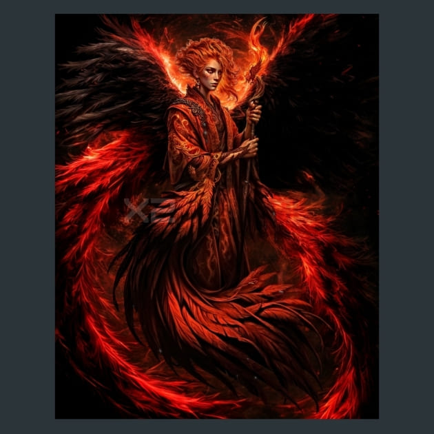 Phoenix_Wizard_metal_prints_posters_mouse_pads