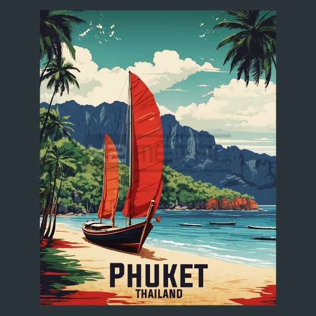 Phuket Thailand Metal Prints Posters and Mouse Pads