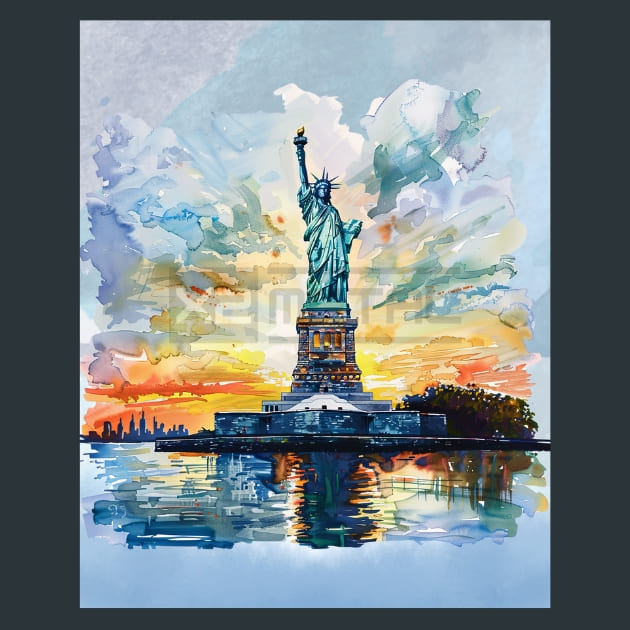 Pillars of Freedom Metal Wall Art and Desktop Mouse Pad by X2Metal