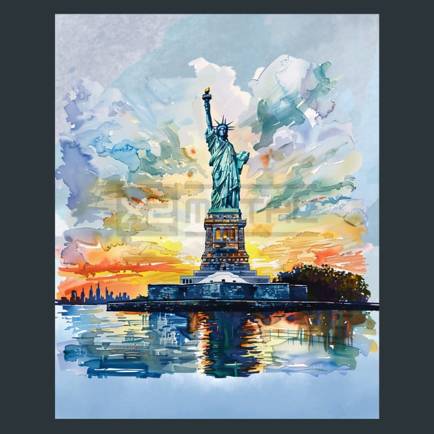 Pillars of Freedom Metal Wall Art and Desktop Mouse Pad by X2Metal