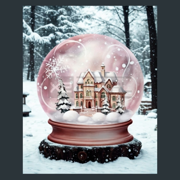 Pink Christmas Metal Prints, Posters &amp; Mousepads