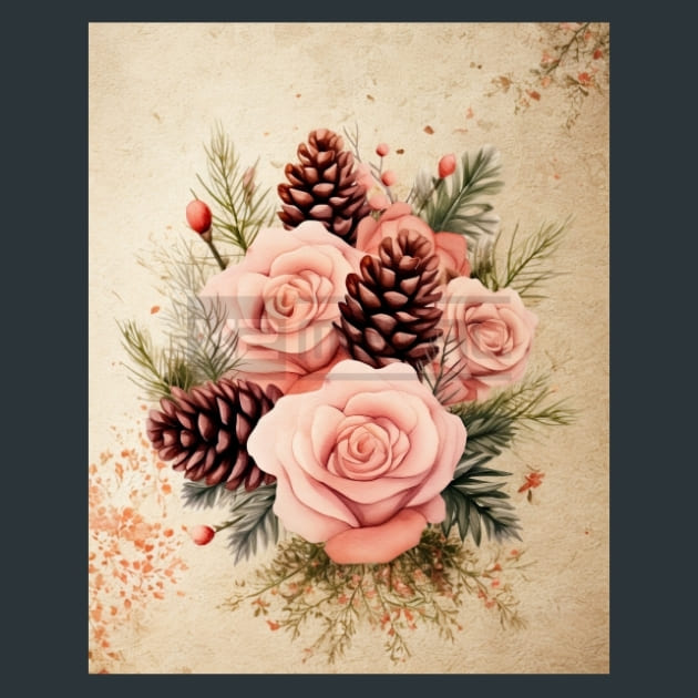 Pink Christmas Metal Prints, Posters &amp; Mousepads