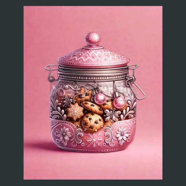 Pink Christmas 2 Metal Wall Art and Desktop Mouse Pad by X2Metal