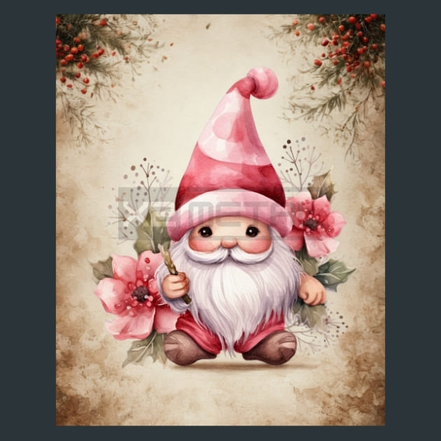Pink Christmas Metal Prints, Posters &amp; Mousepads