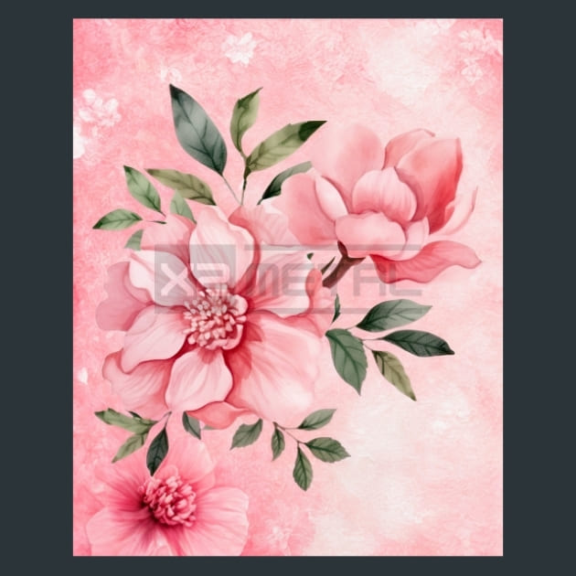 Pink Christmas 35 Metal Wall Art and Desktop Mouse Pad by X2Metal