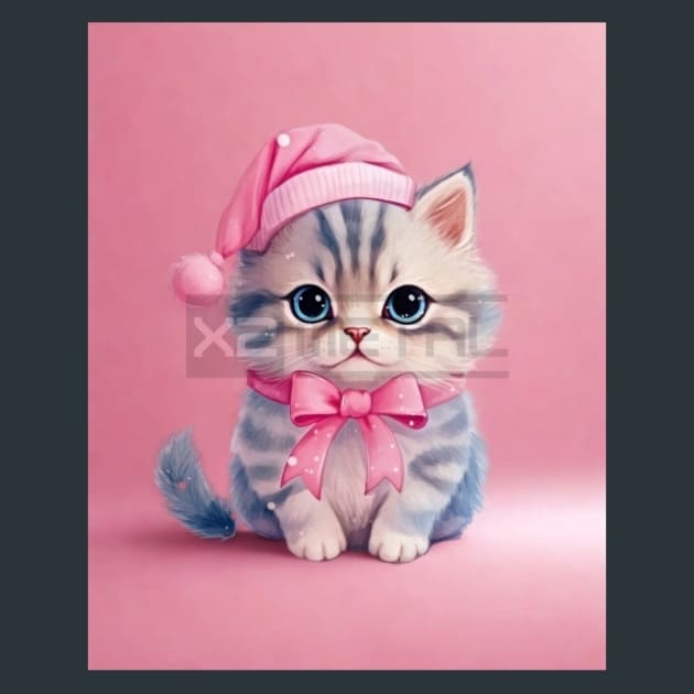 Pink Christmas 41 Metal Wall Art and Desktop Mouse Pad by X2Metal