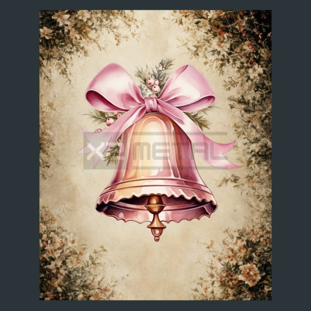 Pink Christmas Metal Prints, Posters &amp; Mousepads