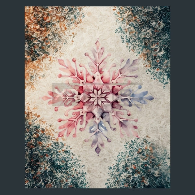 Pink Christmas 8 Metal Wall Art and Desktop Mouse Pad by X2Metal