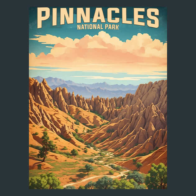 Pinnacles – Metal Print &amp; Mouse Pad | ChromaLuxe | Made in Iowa USA