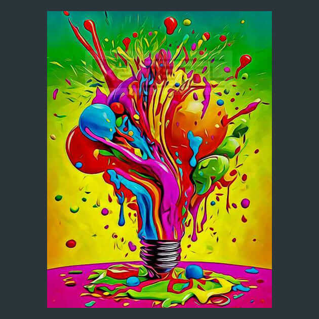 Prism Burst – Metal Print &amp; Mouse Pad | ChromaLuxe | Made in Iowa USA