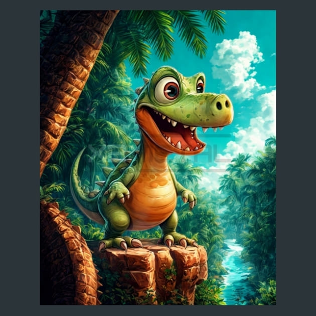 Quirky-Alligator-Animal-20-metal-prints-posters-mouse-pads