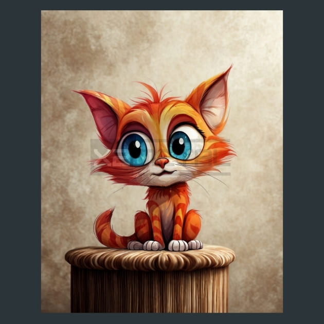 Quirky-Animal-23-metal-prints-posters-mouse-pads