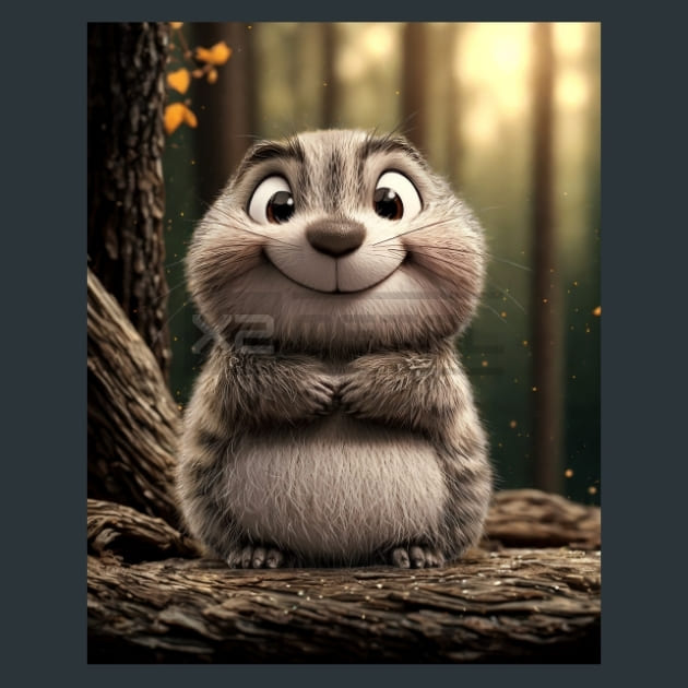 Quirky-Arctic-Animals-21-metal-prints-posters-mouse-pad