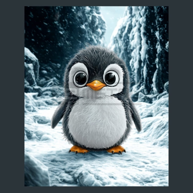 Quirky-Arctic-Animals-24-metal-prints-posters-mouse-pad