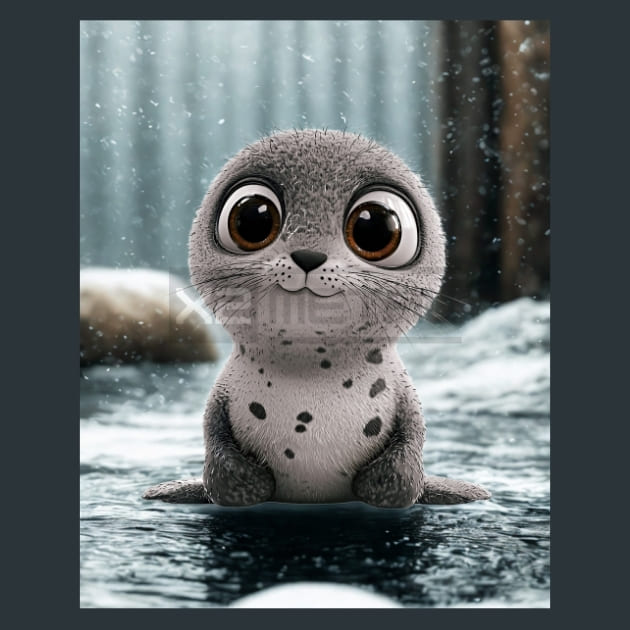 Quirky-Arctic-Animals-26-metal-prints-posters-mouse-pad