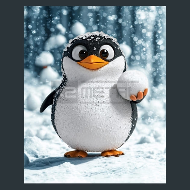 Quirky-Arctic-Animals-30-metal-prints-posters-mouse-pad