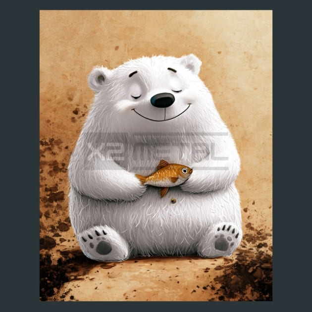 Quirky-Arctic-Animals-32-metal-prints-posters-mouse-pad