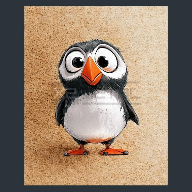 Quirky-Arctic-Animals-metal-prints-posters-mouse-pad