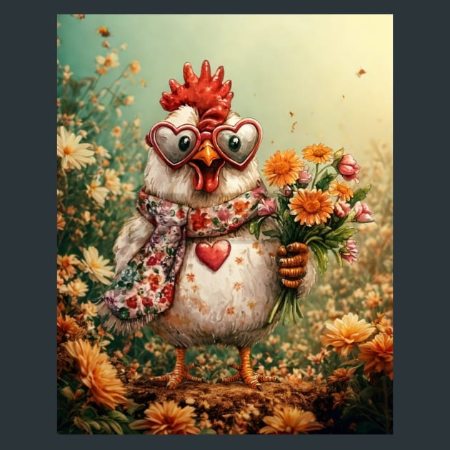 Quirky-Chickens-11-metal-prints-posters-mouse-pads
