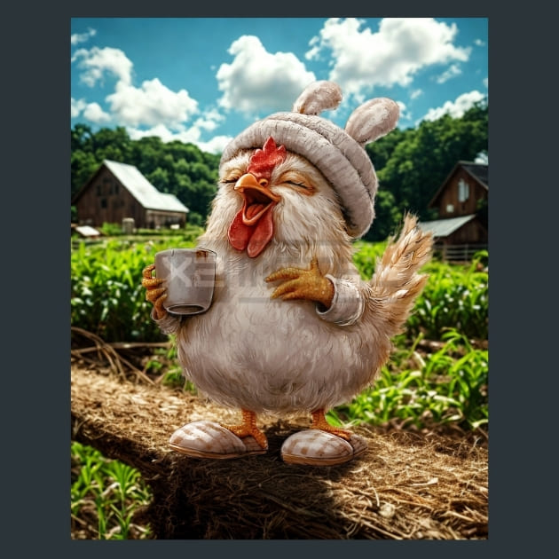 Quirky-Chickens-13-metal-prints-posters-mouse-pads