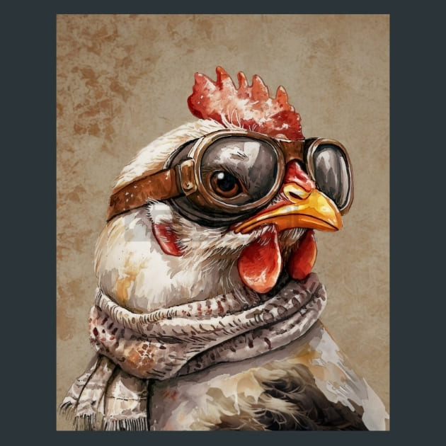 Quirky-Chickens-19-metal-prints-posters-mouse-pads