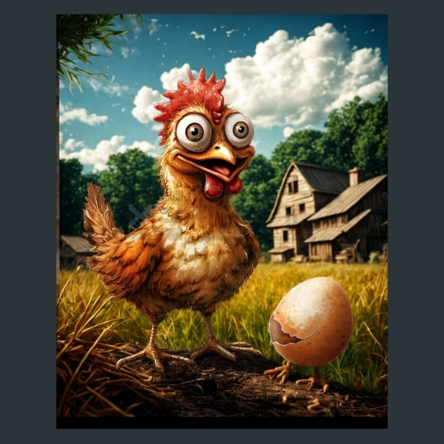 Quirky-Chickens-4-metal-prints-posters-mouse-pads