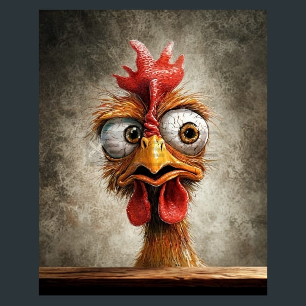 Quirky-Chickens-7-metal-prints-posters-mouse-pads