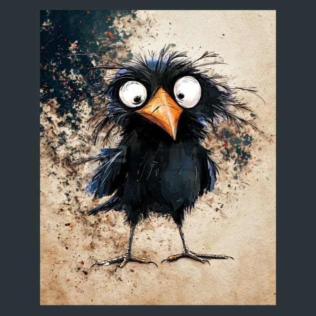 Quirky-Crows-11-metal-prints-posters-mouse-pads