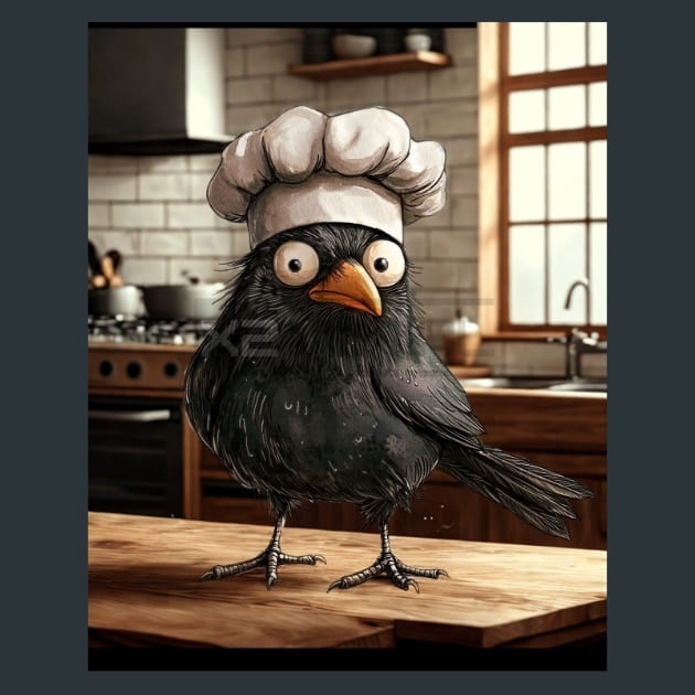 Quirky-Crows-4-metal-prints-posters-mouse-pads