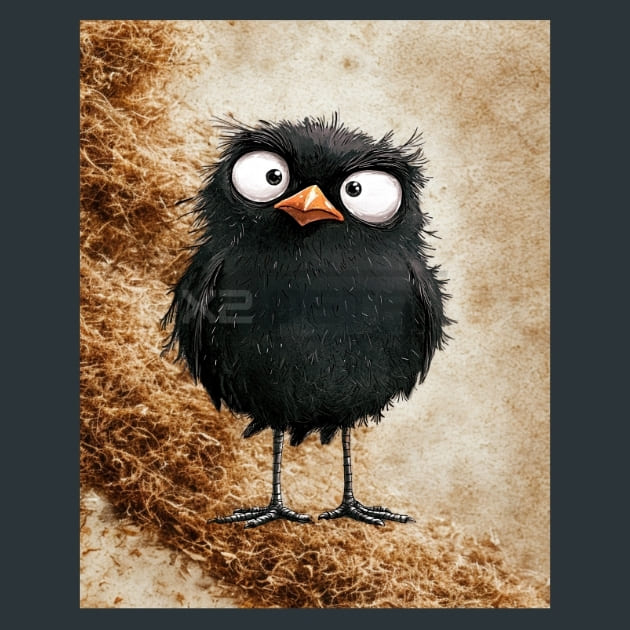 Quirky-Crows-8-metal-prints-posters-mouse-pads