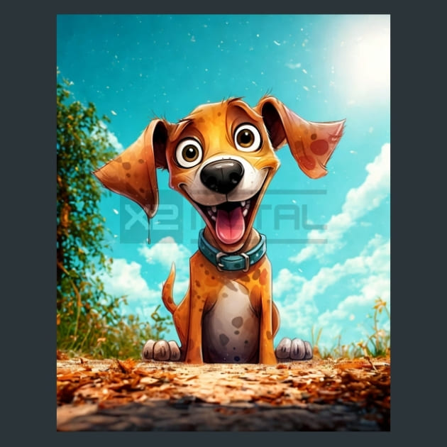 Quirky-Dog-Animal-15-metal-prints-posters-mouse-pads