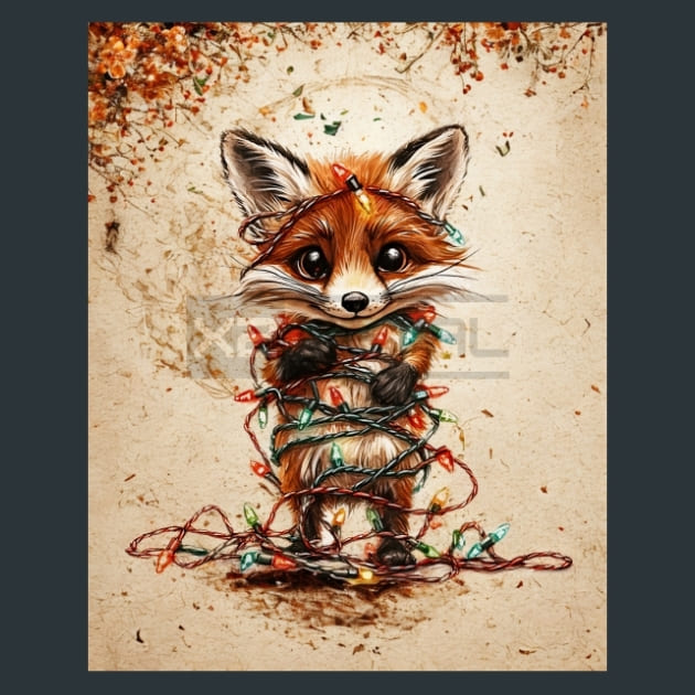 Quirky-Fox-15-metal-prints-posters-mouse-pads