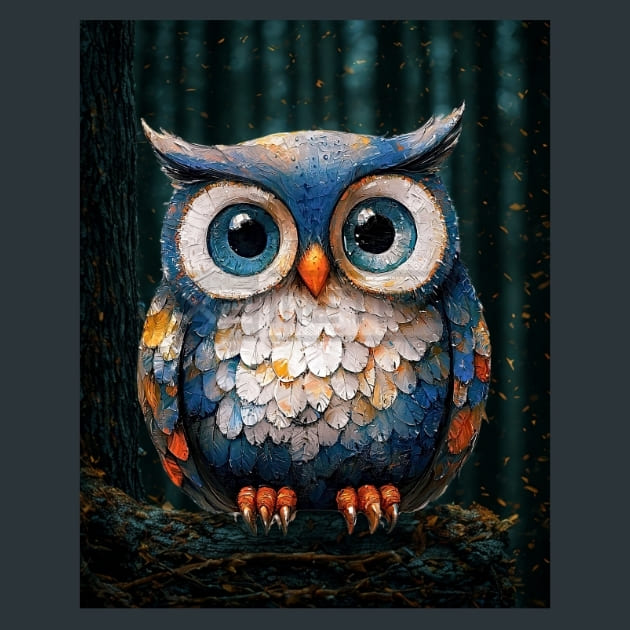 Quirky-Owl-25-metal-prints-posters-mouse-pads