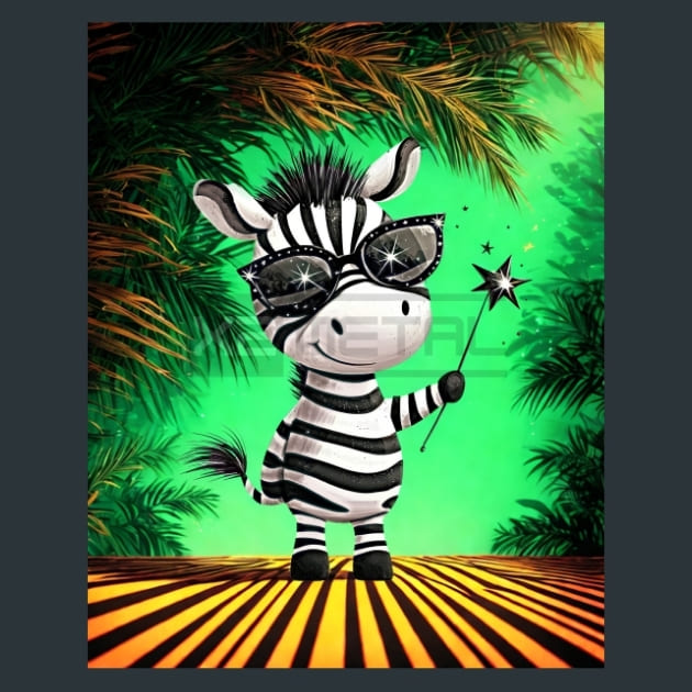 Quirky-Zebra-12-metal-prints-posters-mouse-pads