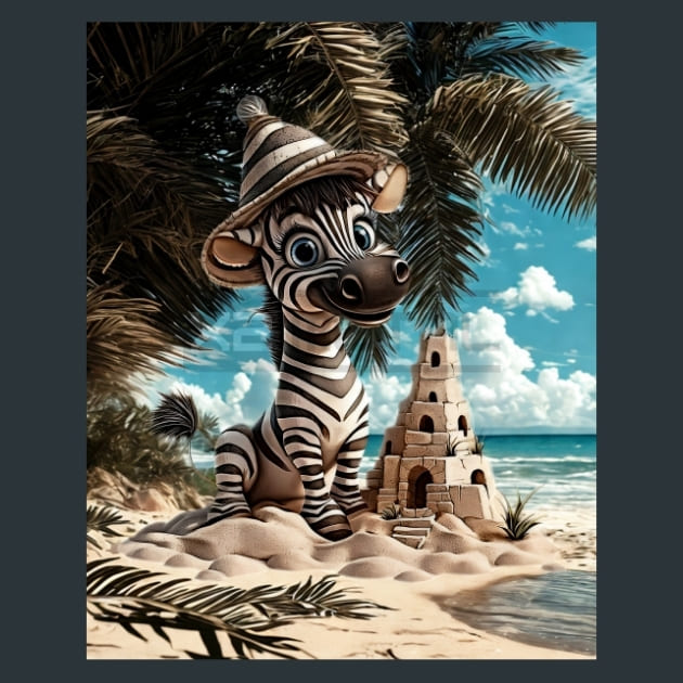 Quirky-Zebra-17-metal-prints-posters-mouse-pads