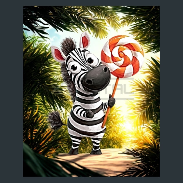 Quirky-Zebra-32-metal-prints-posters-mouse-pads